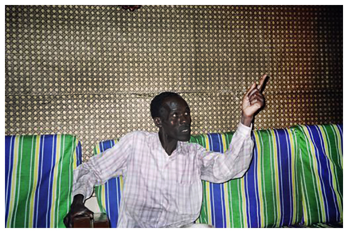Mohammed BBC sur le tournage, 2005, Photo Fabienne Le Houérou