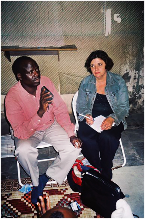 Abdal Shoukour et FLH en 2004, Photo Fabienne Le Houérou