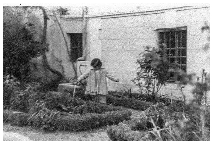 Photograph 6: Here is Amalia in the garden of the old family house in the small town of the prefecture of Macedonia