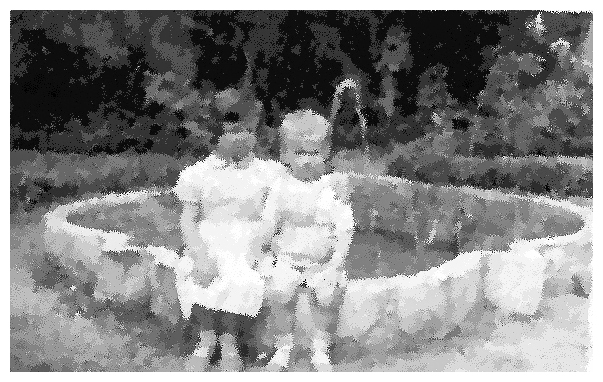 Photograph 11. Amalia with her brother in front of their home.