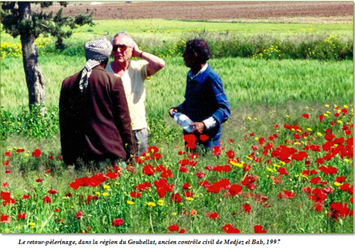 Le retour-pèlerinage, dans la région du Goubellat, ancien contrôle civil de Medjez el Bab, 1997.